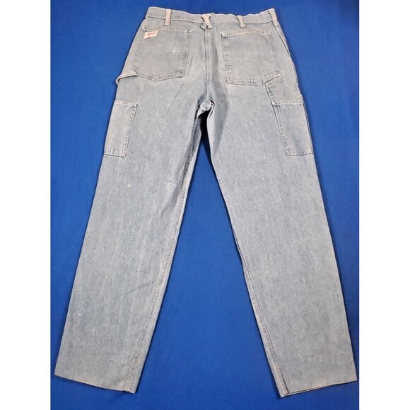 Vintage 90s SMITH'S Denim Jeans Pants Men's Size 32 Made in America Carpenter - Picture 5 of 16